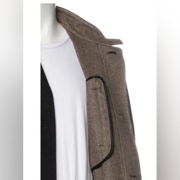 luxury, Giorgio Armani Cashmere Trench Coat, Men's XXL - Picture 2 of 3